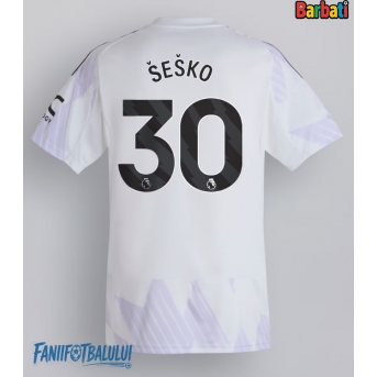 Manchester United Benjamin Sesko #30 Tricou Fotbal Replică 2025-26 Barbati Deplasare